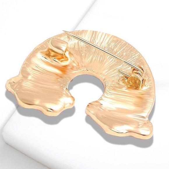 🔥2/$20 Rainbow Brooch Rainbow Rhinestone Pin - Picture 4 of 5